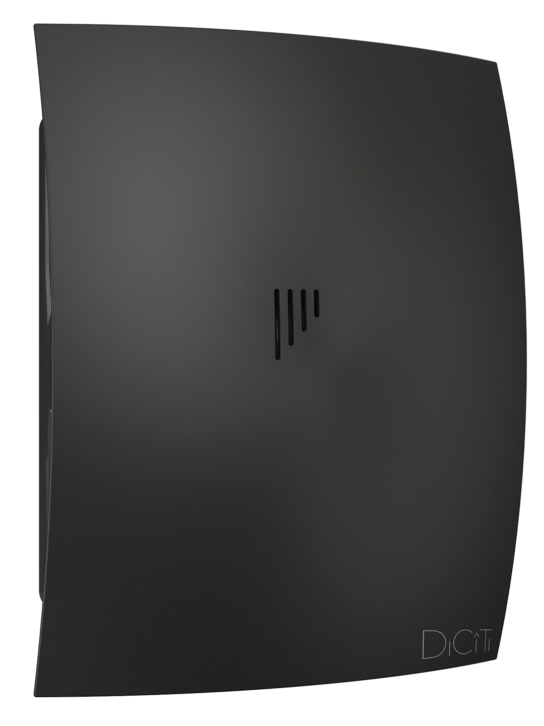 Вентилятор накладной BREEZE D125 обратный клапан Matt black DICITI