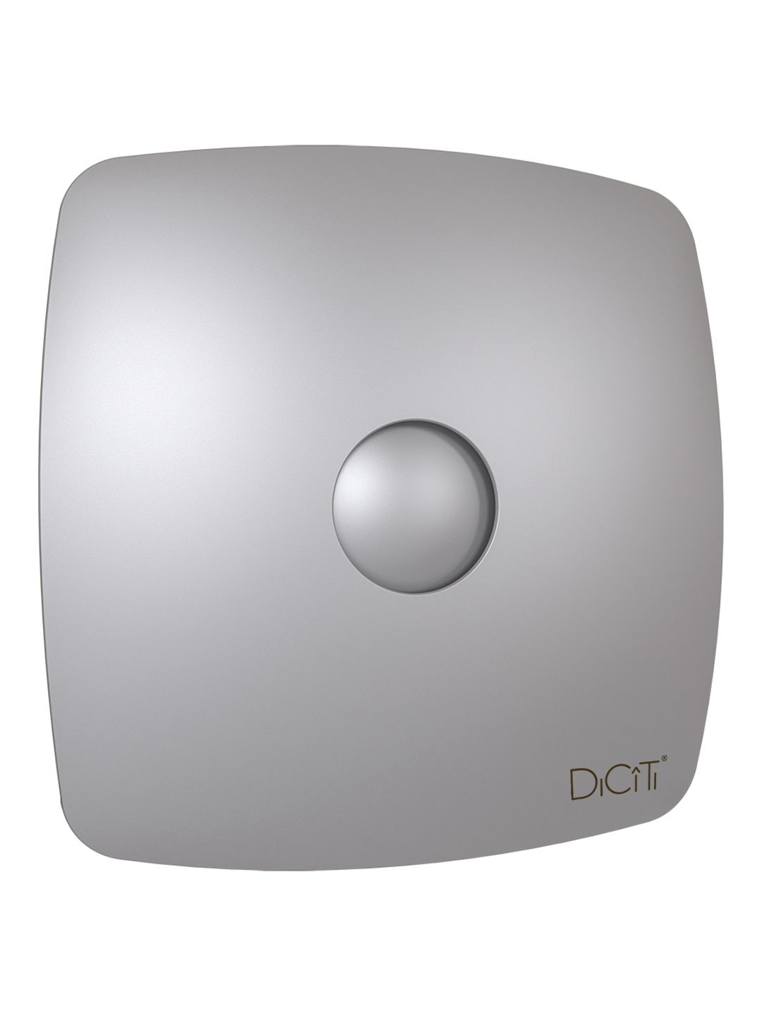 Вентилятор накладной RIO D125 обратный клапан Gray metal DICITI