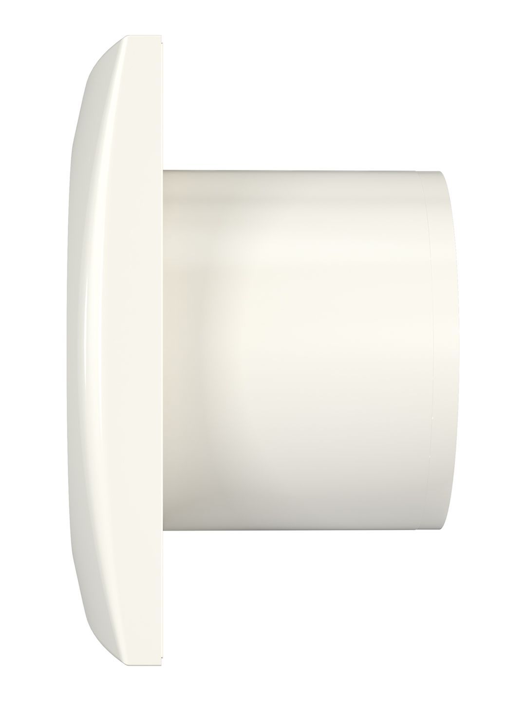 Вентилятор накладной AURA D100 обратный клапан Ivory DICITI