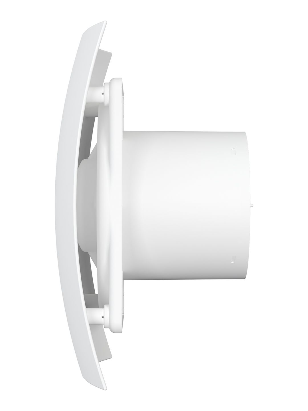 Вентилятор накладной BREEZE D100 обратный клапан Matt white DICITI