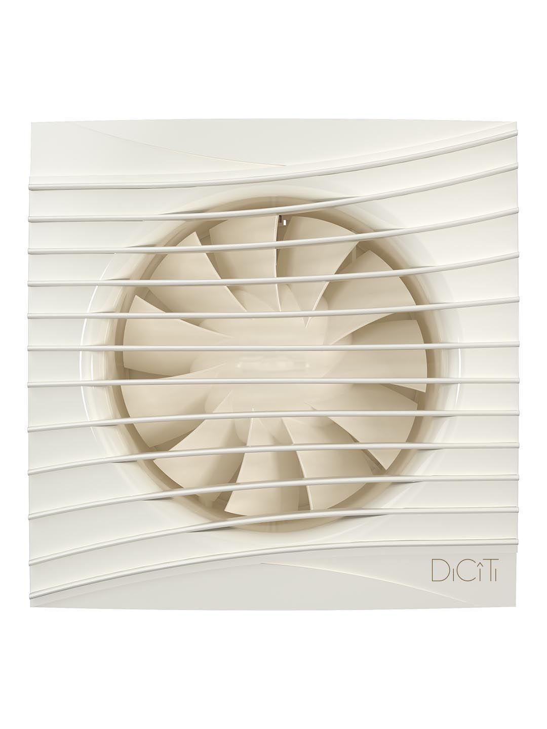 Вентилятор накладной SILENT D125 обратный клапан Ivory DICITI