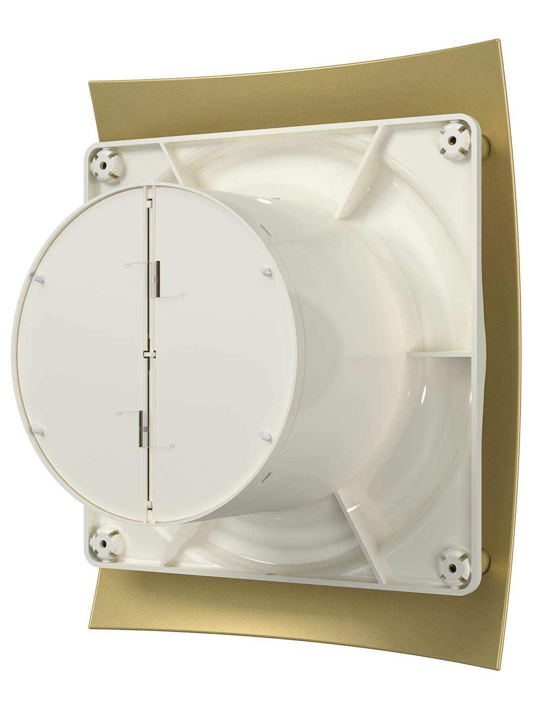 Вентилятор накладной BREEZE D125 обратный клапан Champagne DICITI