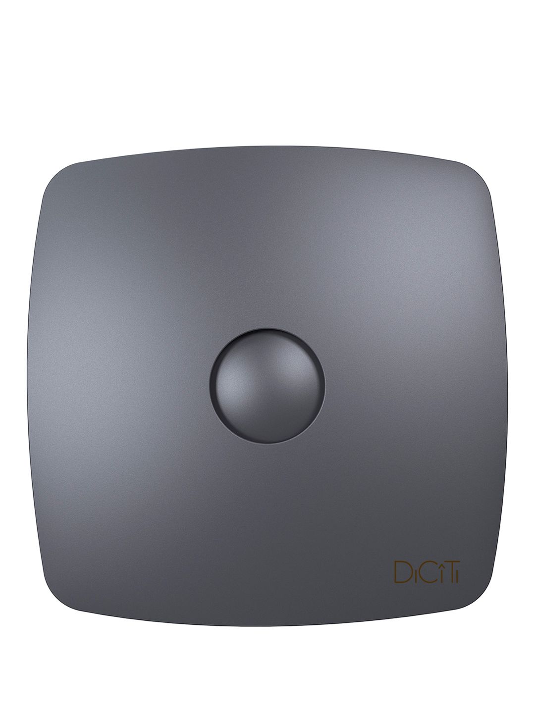 Вентилятор накладной RIO D125 обратный клапан Dark gray metal DICITI