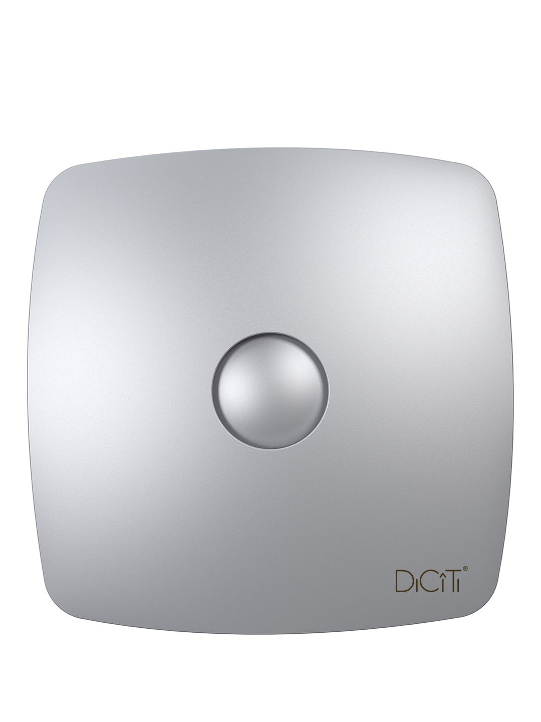 Вентилятор накладной RIO D125 обратный клапан Gray metal DICITI