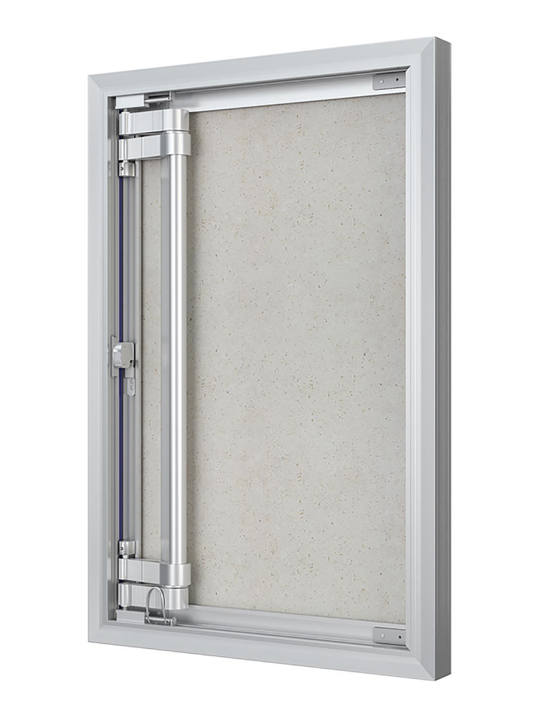Люк ревизионный D Ceramo Optimum 400х600 скрытый монтаж петля алюминий EVECS
