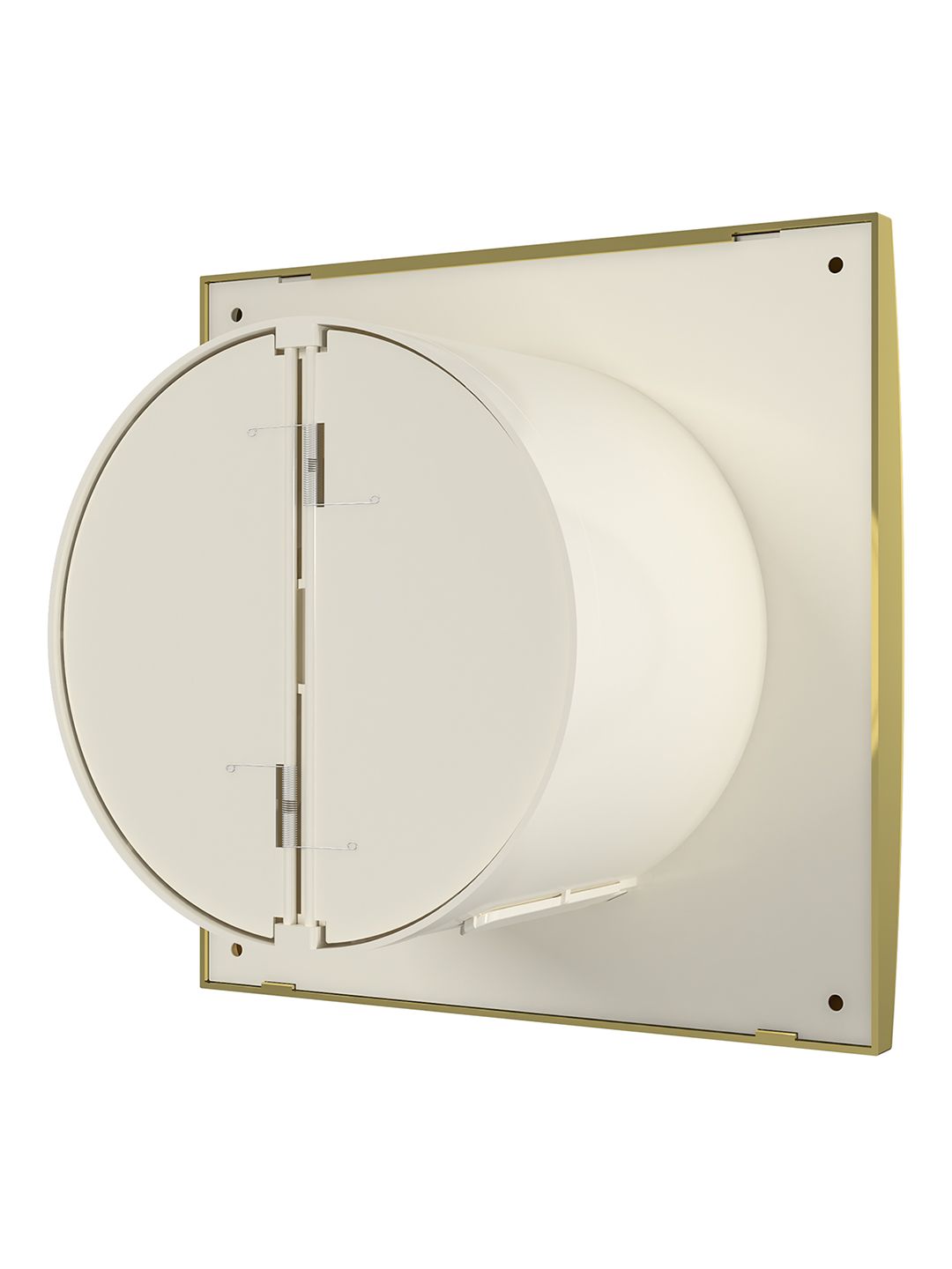 Вентилятор накладной AURA D125 обратный клапан Gold DICITI