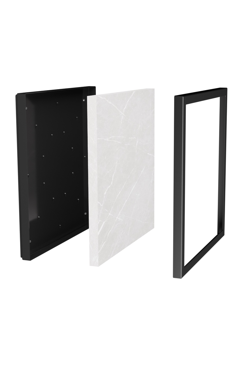 Панель AEON D100/125 180x180 под плитку Tile black DICITI