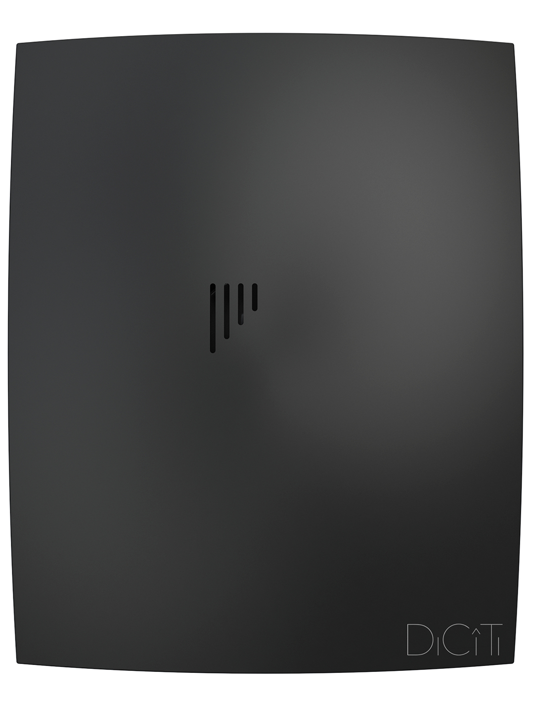 Вентилятор накладной BREEZE D125 обратный клапан Matt black DICITI
