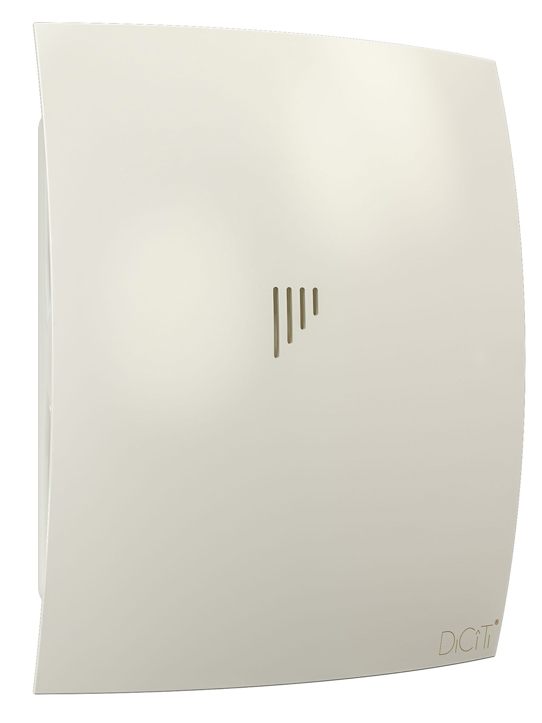 Вентилятор накладной BREEZE D125 обратный клапан Ivory DICITI